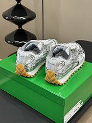 Fortok Bottega Veneta Orbit Sneakers Silver - 2