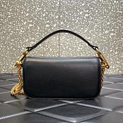 Fortok Valentino Garavani Loco Shoulder Bag Black 20cm - 3