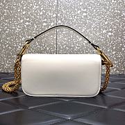 Fortok Valentino Garavani Loco Shoulder Bag White 20cm - 3