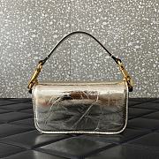 Fortok Valentino Garavani Loco Shoulder Bag Silver 20cm - 3