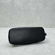 Fortok Jacquemus Les Sculptures Ring Handbag Black 33x14x25cm - 3