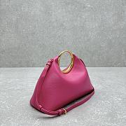 Fortok Jacquemus Les Sculptures Ring Handbag Pink 33x14x25cm - 6