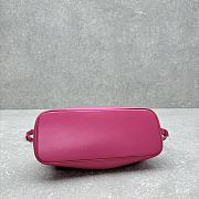 Fortok Jacquemus Les Sculptures Ring Handbag Pink 33x14x25cm - 5
