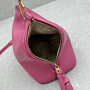 Fortok Jacquemus Les Sculptures Ring Handbag Pink 33x14x25cm - 3