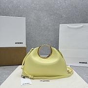 Fortok Jacquemus Les Sculptures Ring Handbag Yellow 33x14x25cm - 1