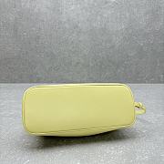 Fortok Jacquemus Les Sculptures Ring Handbag Yellow 33x14x25cm - 4