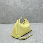 Fortok Jacquemus Les Sculptures Ring Handbag Yellow 33x14x25cm - 2