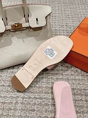 Fortok Hermes Sandals Light Pink - 5