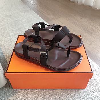 Fortok Hermes 24 Giga Sandals Dark Brown