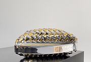 Fortok Bottega Veneta Wallace Shoulder Bag Intrecciato Metallic 22x13x9.5cm - 6