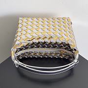 Fortok Bottega Veneta Wallace Shoulder Bag Intrecciato Metallic 22x13x9.5cm - 5