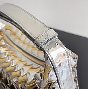 Fortok Bottega Veneta Wallace Shoulder Bag Intrecciato Metallic 22x13x9.5cm - 4