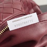 Fortok Bottega Veneta Wallace Shoulder Bag Burgundy 754443 22x13x9.5cm - 3