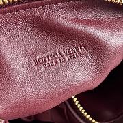 Fortok Bottega Veneta Wallace Shoulder Bag Burgundy 754443 22x13x9.5cm - 2