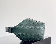 Fortok Bottega Veneta Wallace Shoulder Bag Dark Green 754443 22x13x9.5cm - 6