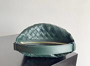 Fortok Bottega Veneta Wallace Shoulder Bag Dark Green 754443 22x13x9.5cm - 5