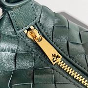 Fortok Bottega Veneta Wallace Shoulder Bag Dark Green 754443 22x13x9.5cm - 2