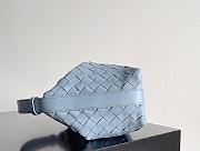 Fortok Bottega Veneta Wallace Shoulder Bag Blue 754443 22x13x9.5cm - 5