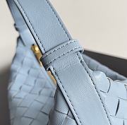 Fortok Bottega Veneta Wallace Shoulder Bag Blue 754443 22x13x9.5cm - 3