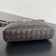 Fortok Bottega Veneta Vanity Case Dark Brown 789109 22x12.5x5cm  - 6