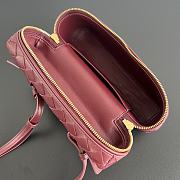 Fortok Bottega Veneta Vanity Case Burgundy 789109 22x12.5x5cm - 5