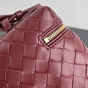 Fortok Bottega Veneta Vanity Case Burgundy 789109 22x12.5x5cm - 3