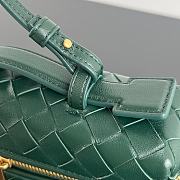 Fortok Bottega Veneta Vanity Case Dark Green 789109 22x12.5x5cm - 6
