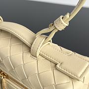 Fortok Bottega Veneta Vanity Case Beige 789109 22x12.5x5cm - 5