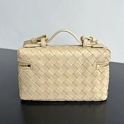Fortok Bottega Veneta Vanity Case Beige 789109 22x12.5x5cm - 4