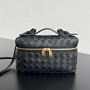 Fortok Bottega Veneta Vanity Case Black 789109 22x12.5x5cm - 1