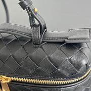 Fortok Bottega Veneta Vanity Case Black 789109 22x12.5x5cm - 3