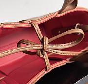 Fortok Bottega Veneta Super Mini Tote Bag Brown 20x7x13cm - 6