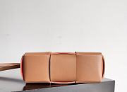 Fortok Bottega Veneta Super Mini Tote Bag Brown 20x7x13cm - 5
