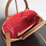 Fortok Bottega Veneta Super Mini Tote Bag Brown 20x7x13cm - 3