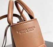 Fortok Bottega Veneta Super Mini Tote Bag Brown 20x7x13cm - 2