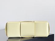 Fortok Bottega Veneta Super Mini Tote Bag Light Yellow 20x7x13cm - 6