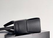 Fortok Bottega Veneta Super Mini Tote Bag Black 20x7x13cm - 6