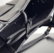 Fortok Bottega Veneta Super Mini Tote Bag Black 20x7x13cm - 3