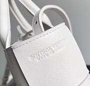Fortok Bottega Veneta Super Mini Tote Bag White 20x7x13cm - 4