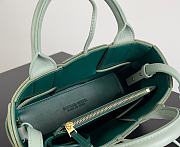 Fortok Bottega Veneta Super Mini Tote Bag Green Mint 20x7x13cm - 4