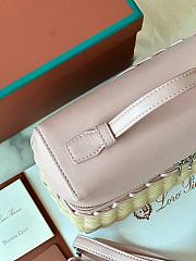Fortok Loro Piana Bamboo Woven Bag Pink 11x19x6.5cm - 5