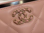 Fortok Chanel Card Holder Pink 7.5x11cm - 5