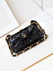 Fortok Chanel Bow Bag in Black AP4027 14x21x5cm - 1