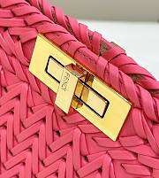 Fortok Fendi Peekaboo Isee U Bag Pink 33x12x25cm - 4