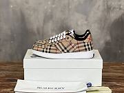 Fortok Burberry Rangleton Checkered Sneakers Beige  - 6