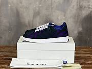 Fortok Burberry Rangleton Checkered Sneakers Black & Purple - 2