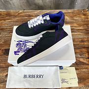 Fortok Burberry Rangleton Checkered Sneakers Black & Purple - 6