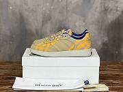 Fortok Burberry Rangleton Checkered Sneakers Yellow & Green - 6
