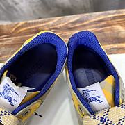Fortok Burberry Rangleton Checkered Sneakers Yellow & Green - 5