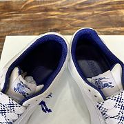 Fortok Burberry White Leather Stock Sneakers  - 4